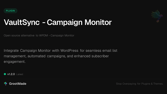 VaultSync - Campaign Monitor