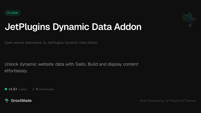 JetPlugins Dynamic Data Addon