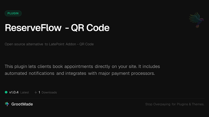 ReserveFlow - QR Code