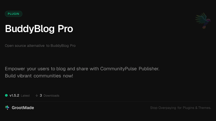 BuddyBlog Pro