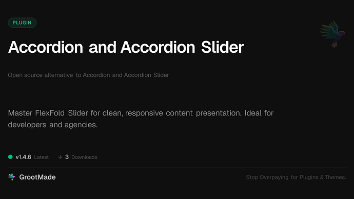 Accordion and Accordion Slider