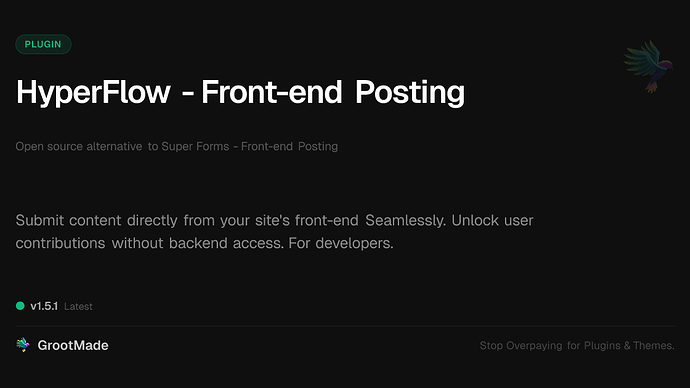 HyperFlow - Front-end Posting