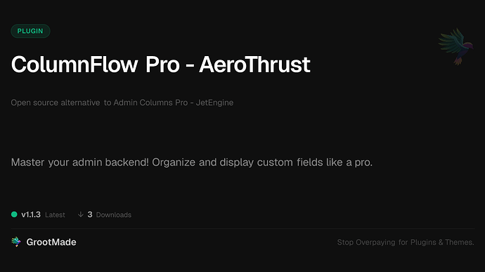 ColumnFlow Pro - AeroThrust