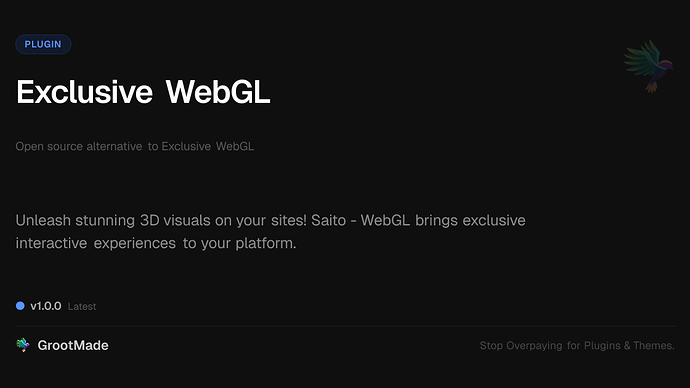 Exclusive WebGL