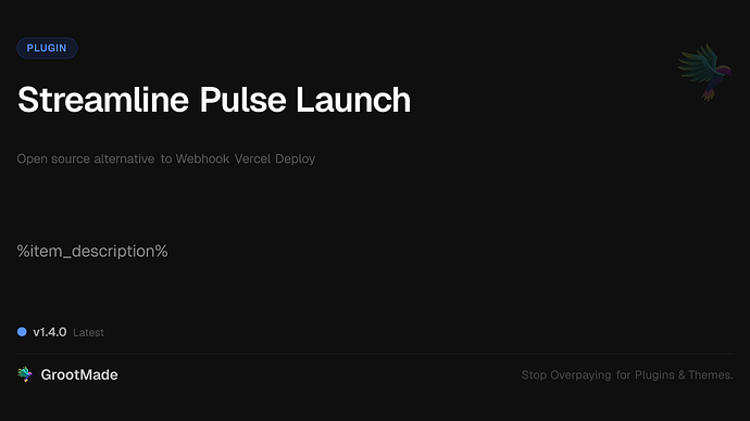 Streamline Pulse Launch