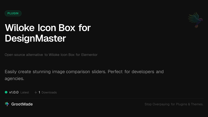 Wiloke Icon Box for DesignMaster