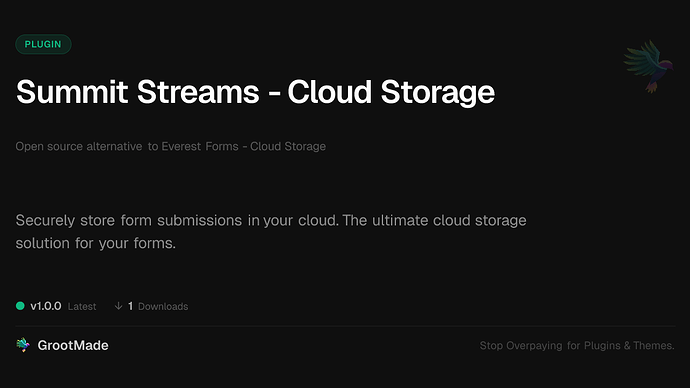 Summit Streams - Cloud Storage