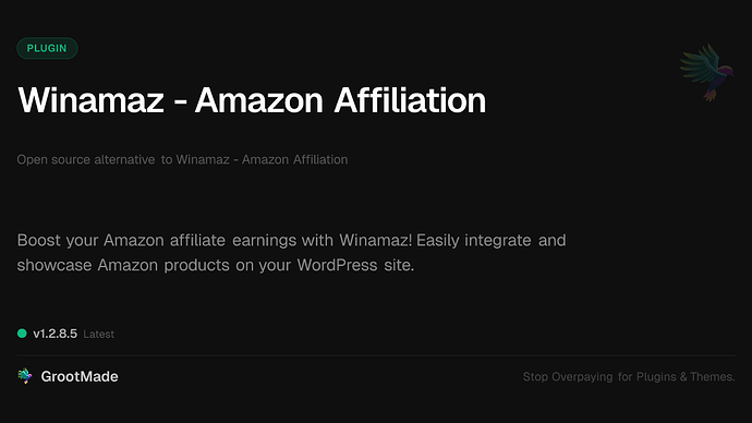 Winamaz - Amazon Affiliation