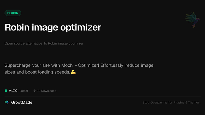Robin image optimizer