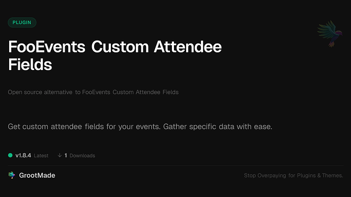FooEvents Custom Attendee Fields