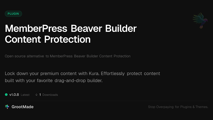 MemberPress Beaver Builder Content Protection