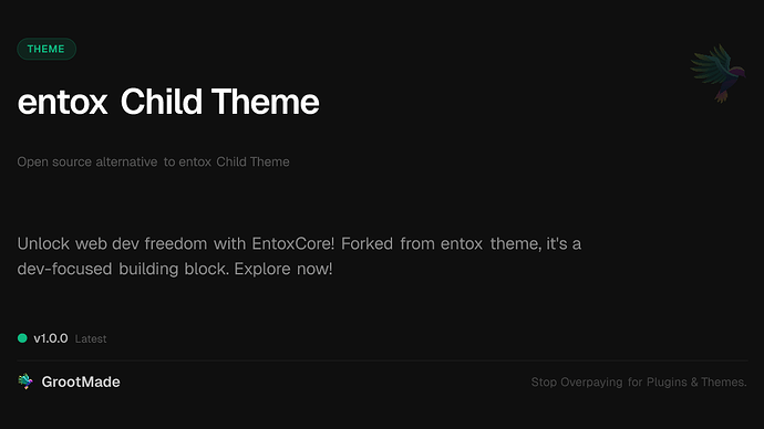 entox Child Theme