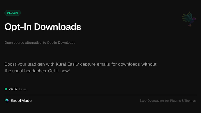 Opt-In Downloads