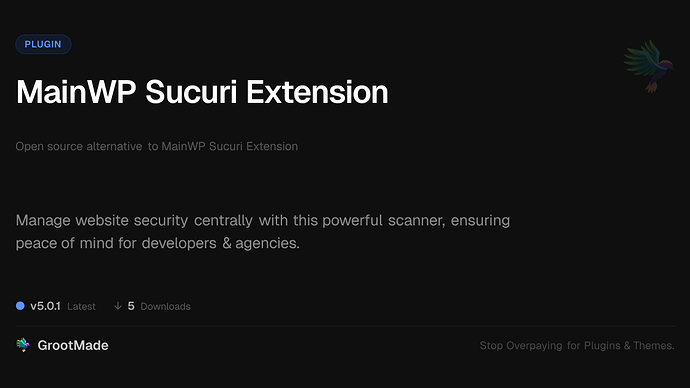 MainWP Sucuri Extension