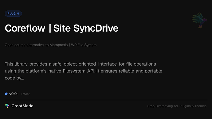 Coreflow | Site SyncDrive