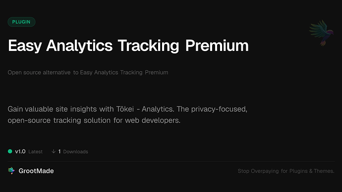 Easy Analytics Tracking Premium