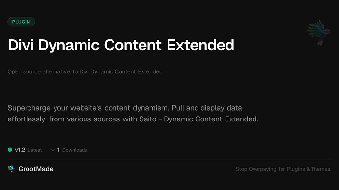 Divi Dynamic Content Extended