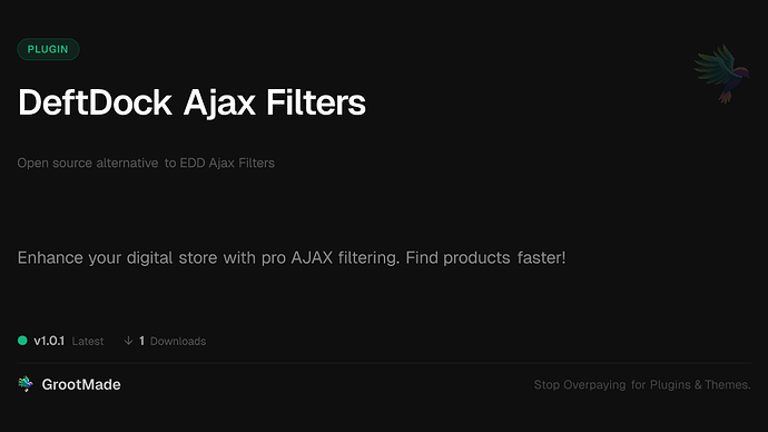 DeftDock Ajax Filters