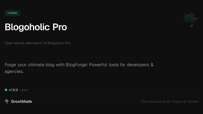 Blogoholic Pro