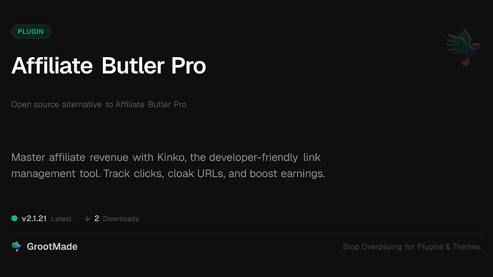 Affiliate Butler Pro