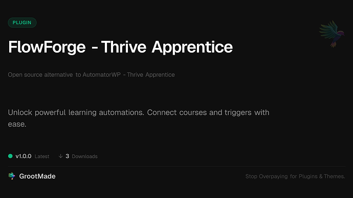 FlowForge - Thrive Apprentice