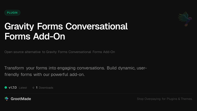 Damien Forms Conversational Forms Add-On