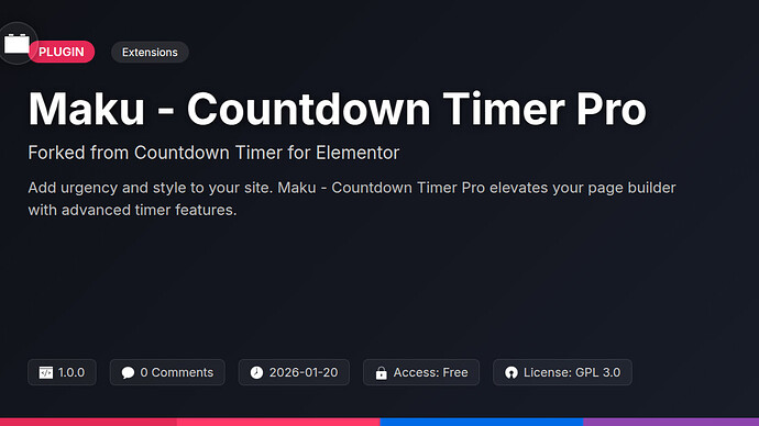 Countdown Timer for DesignMaster
