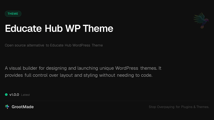 Educate Hub WP Theme