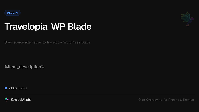 Travelopia WP Blade