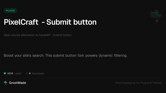 PixelCraft - Submit button