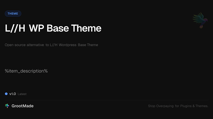 L//H WP Base Theme