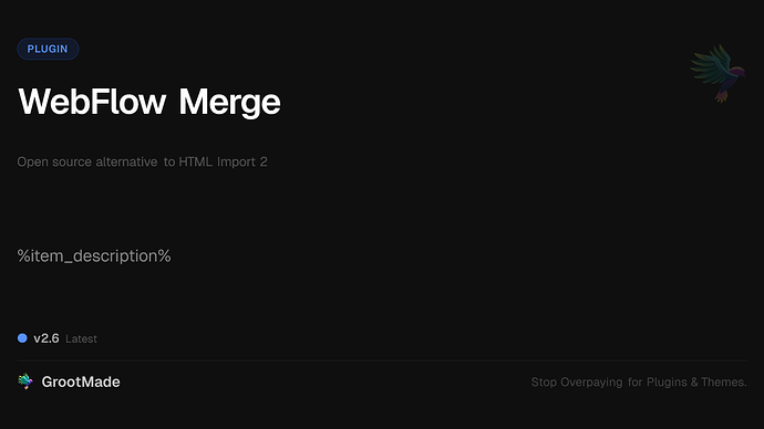 WebFlow Merge