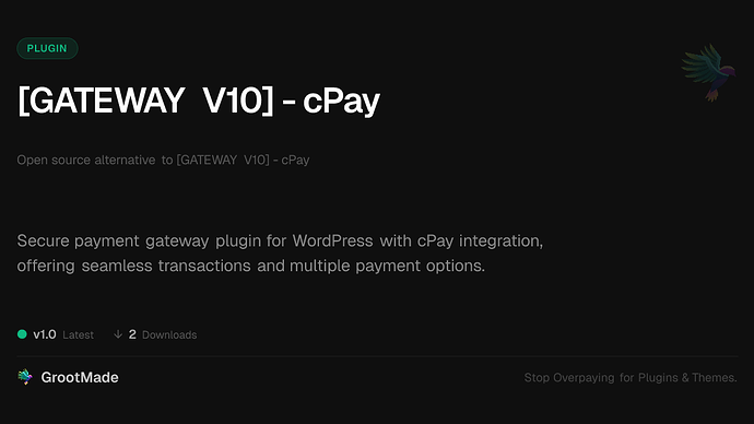[GATEWAY V10] - cPay