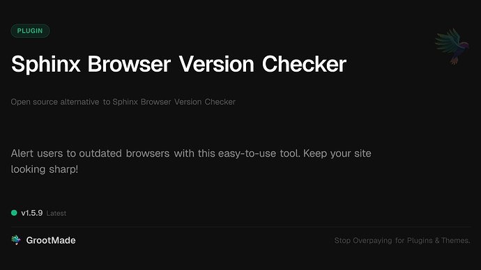 Sphinx Browser Version Checker