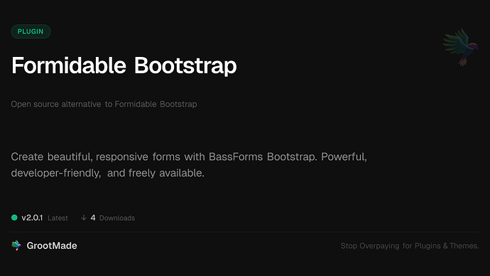Formidable Bootstrap