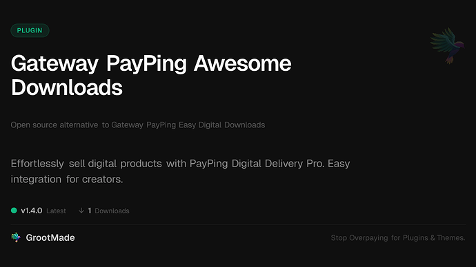 Gateway PayPing Awesome Downloads