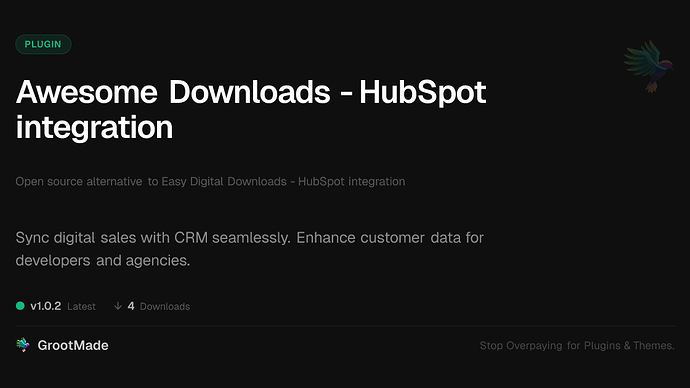 Awesome Downloads - HubSpot integration
