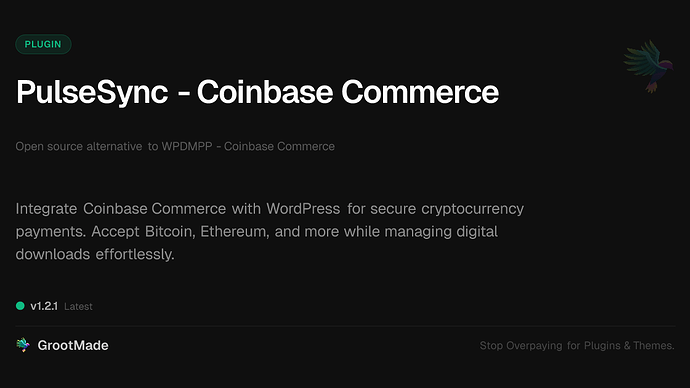 PulseSync - Coinbase Commerce