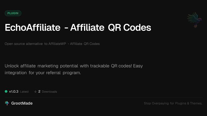 EchoAffiliate - Affiliate QR Codes