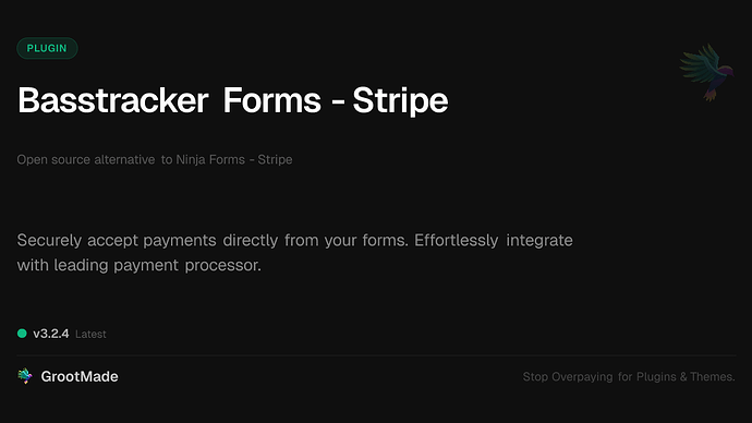 Basstracker Forms - Stripe