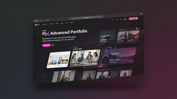 Pixi Advanced Portfolio