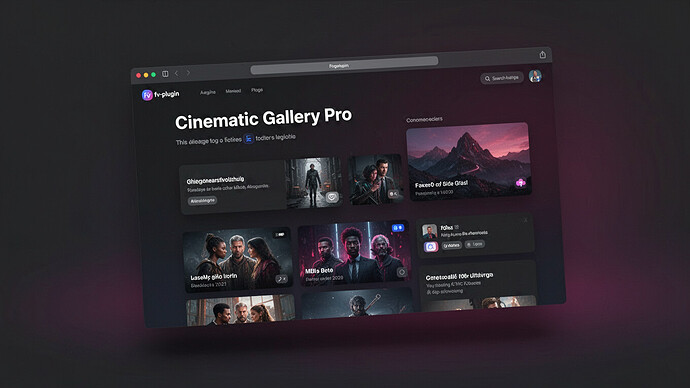 Cinematic Gallery Pro