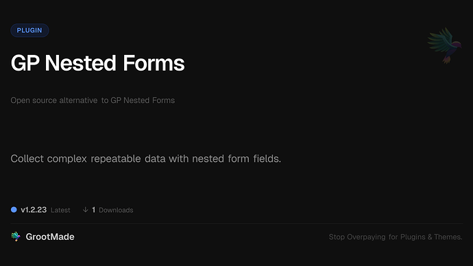GP Nested Forms