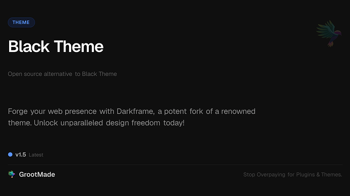 Black Theme