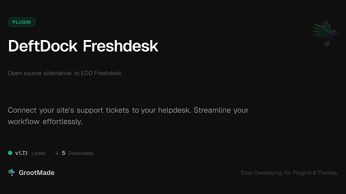 DeftDock Freshdesk