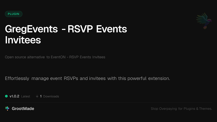 GregEvents - RSVP Events Invitees