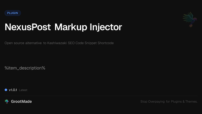 NexusPost Markup Injector