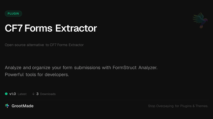 CF7 Forms Extractor