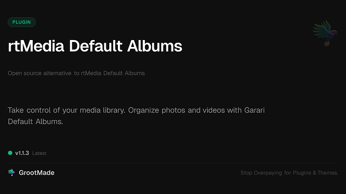 rtMedia Default Albums