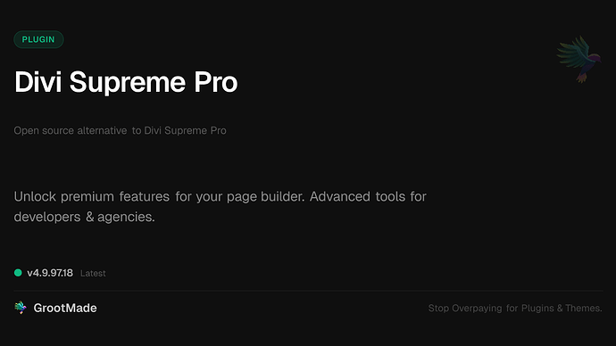 Divi Supreme Pro